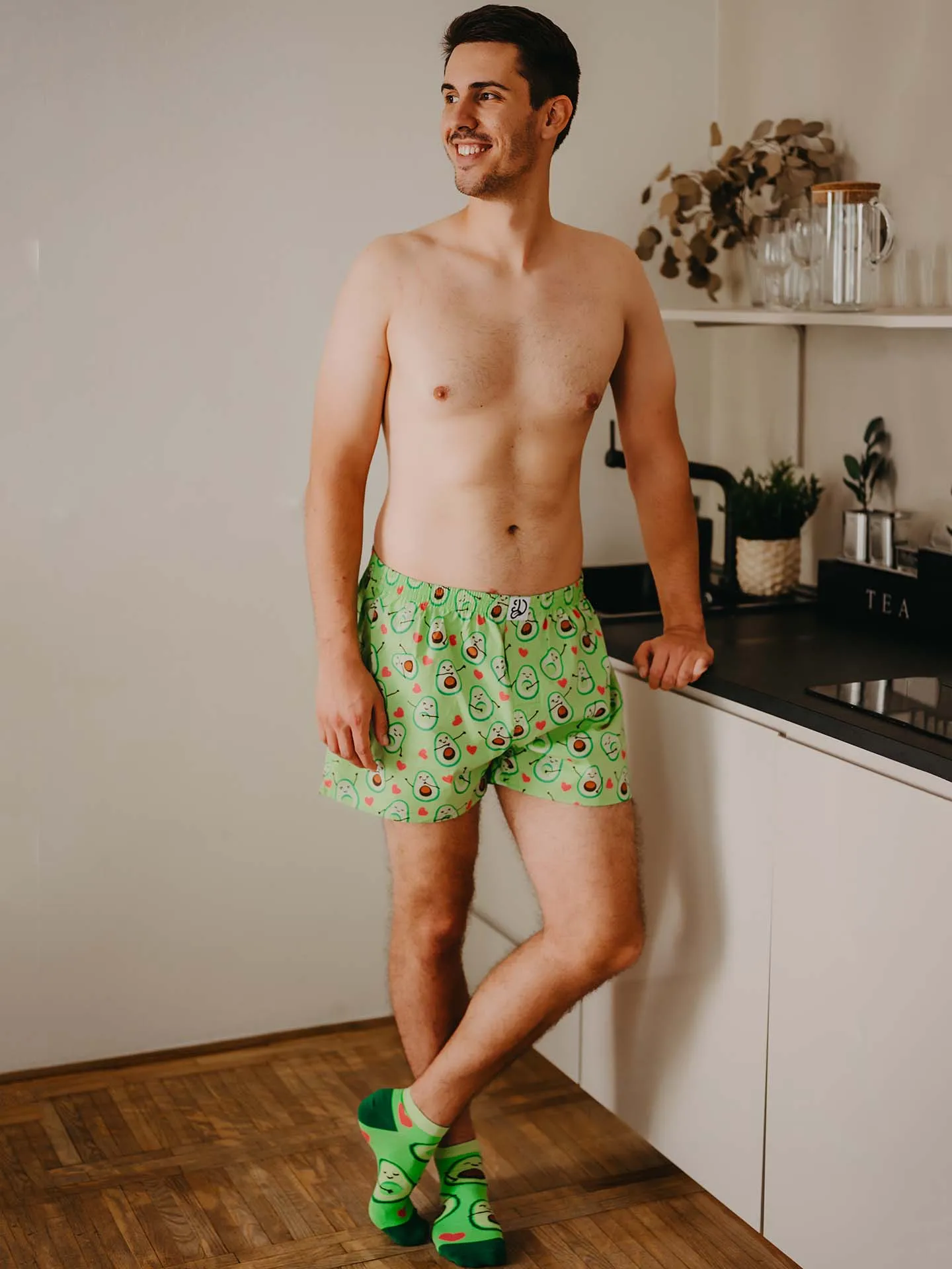 Veselé kotníkové ponožky Avokádová láska - Image 6