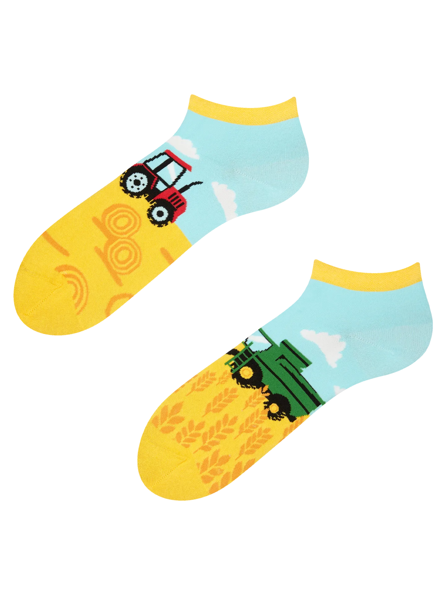 Veselé kotníkové ponožky Traktor