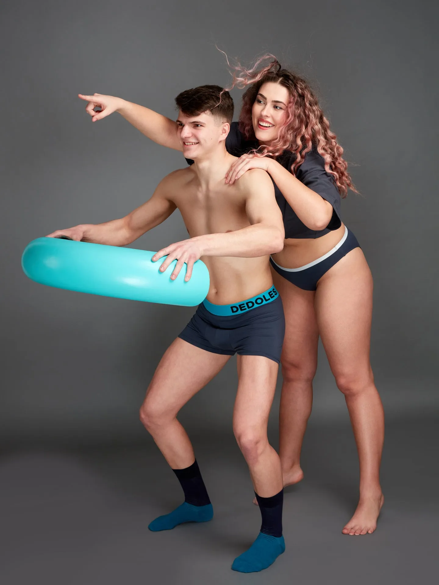 Antracitově šedé pánské boxerky - Image 7