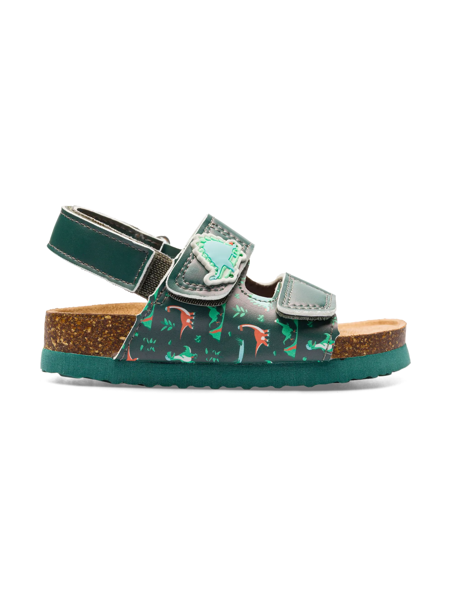 Dětské korkové sandály Dino na skateboardu - Image 3