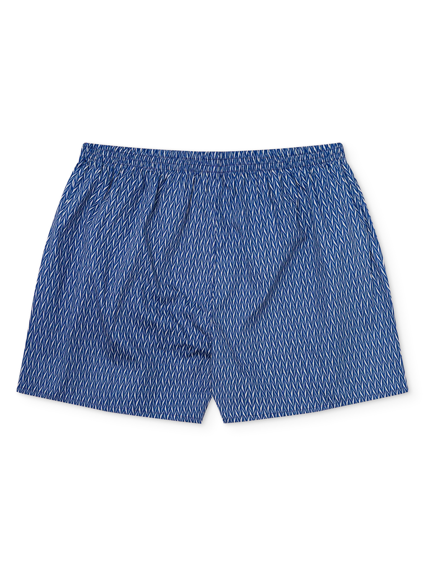 Modro-šedé pánské vzorované trenky - Image 6