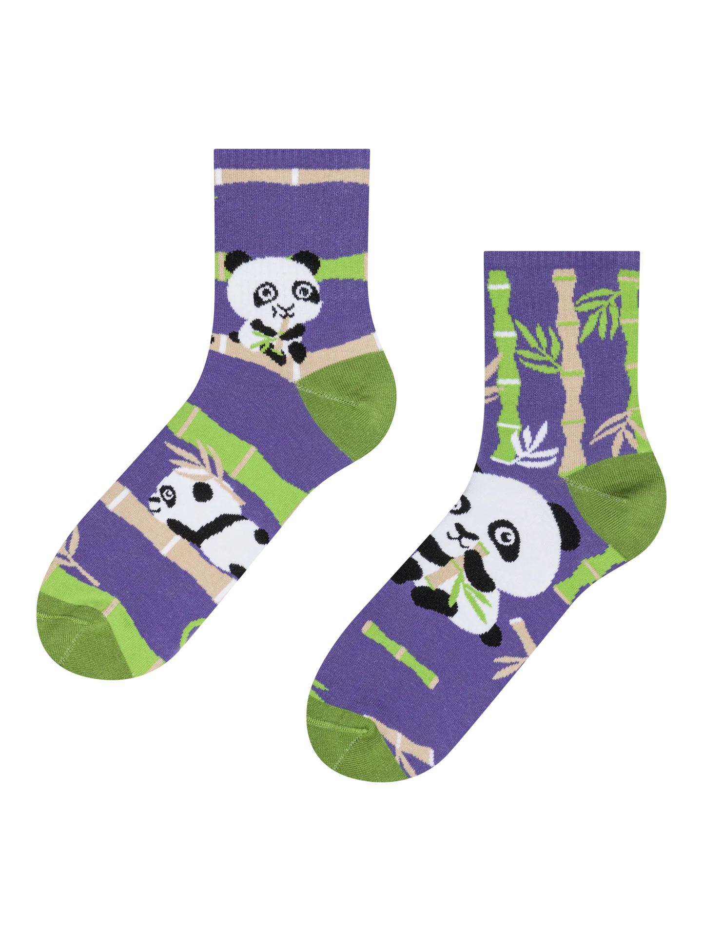 Veselé lýtkové ponožky Panda akrobat
