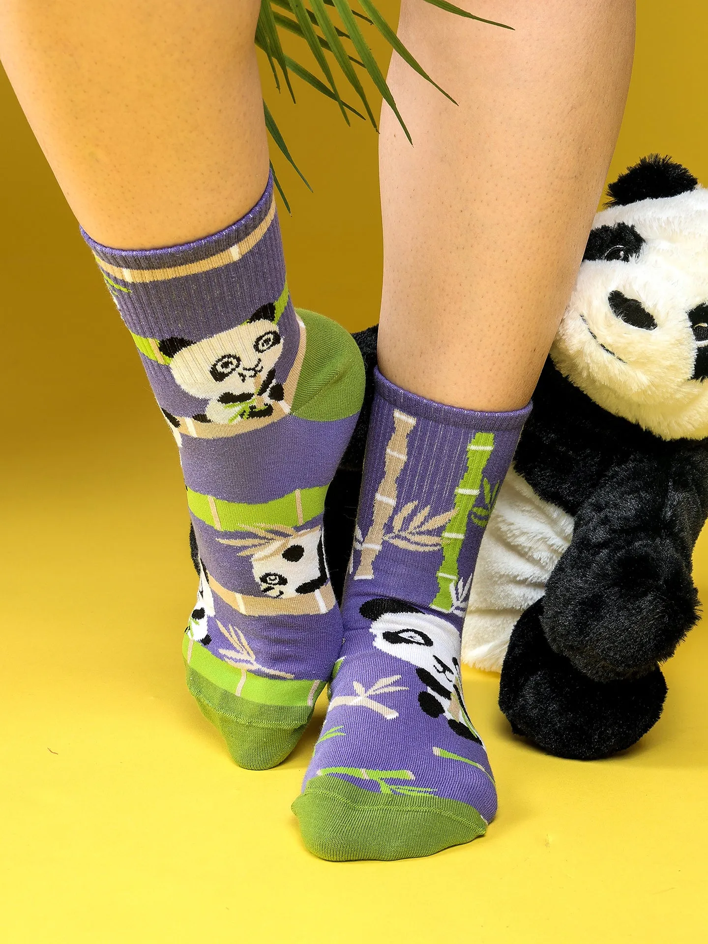 Veselé lýtkové ponožky Panda akrobat - Image 2