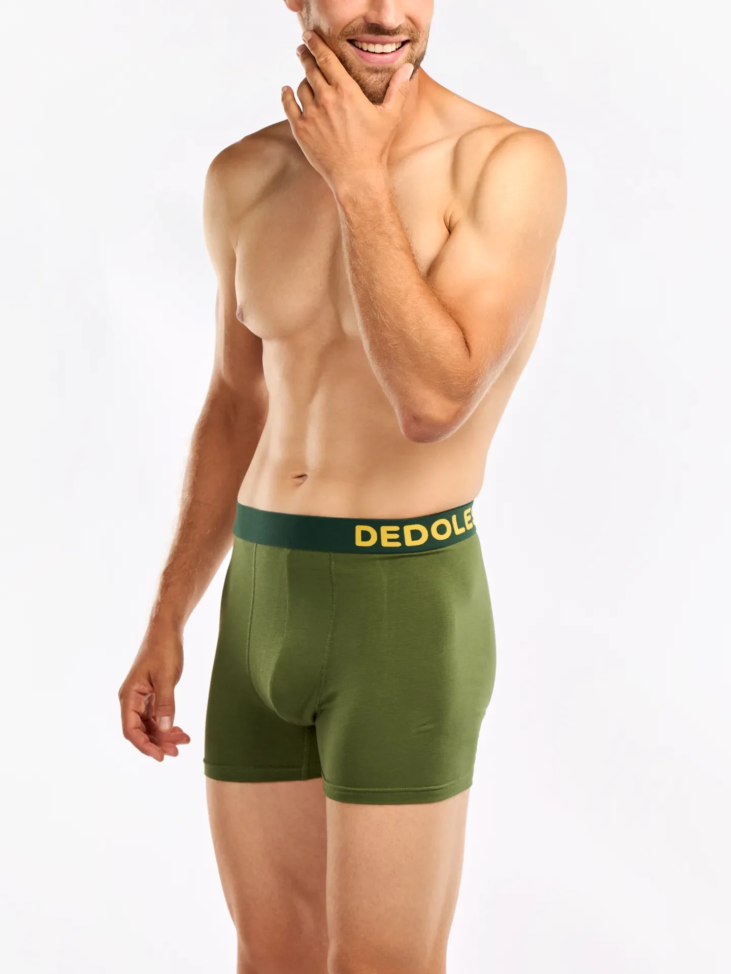 Lesní zelené pánské boxerky - Image 4
