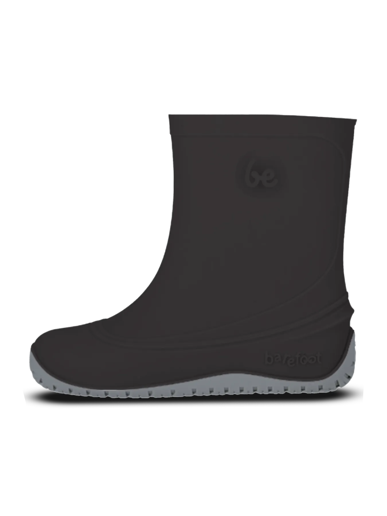 Dětské barefoot gumáky Be Lenka Pudds – černé