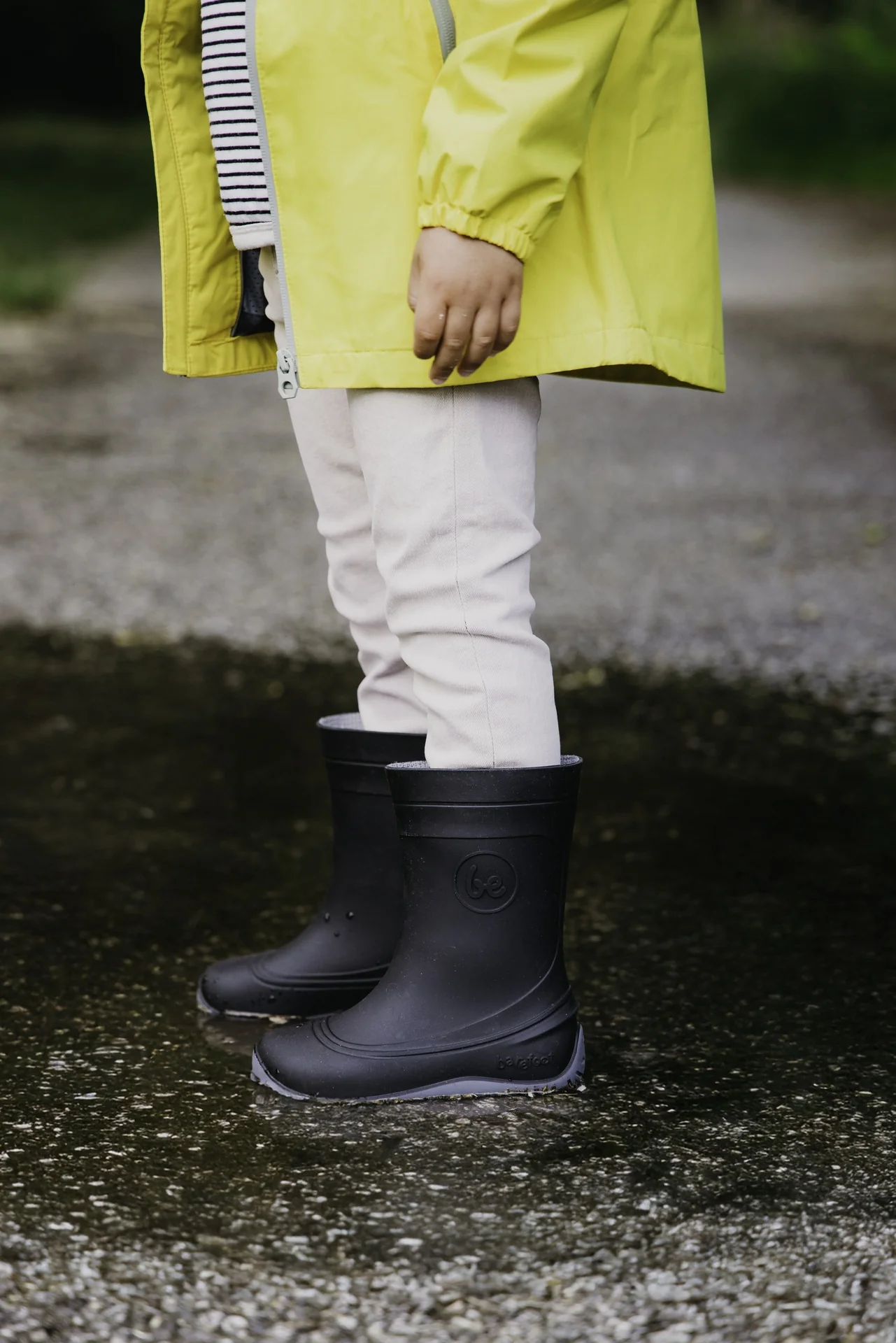 Dětské barefoot gumáky Be Lenka Pudds – černé - Image 2