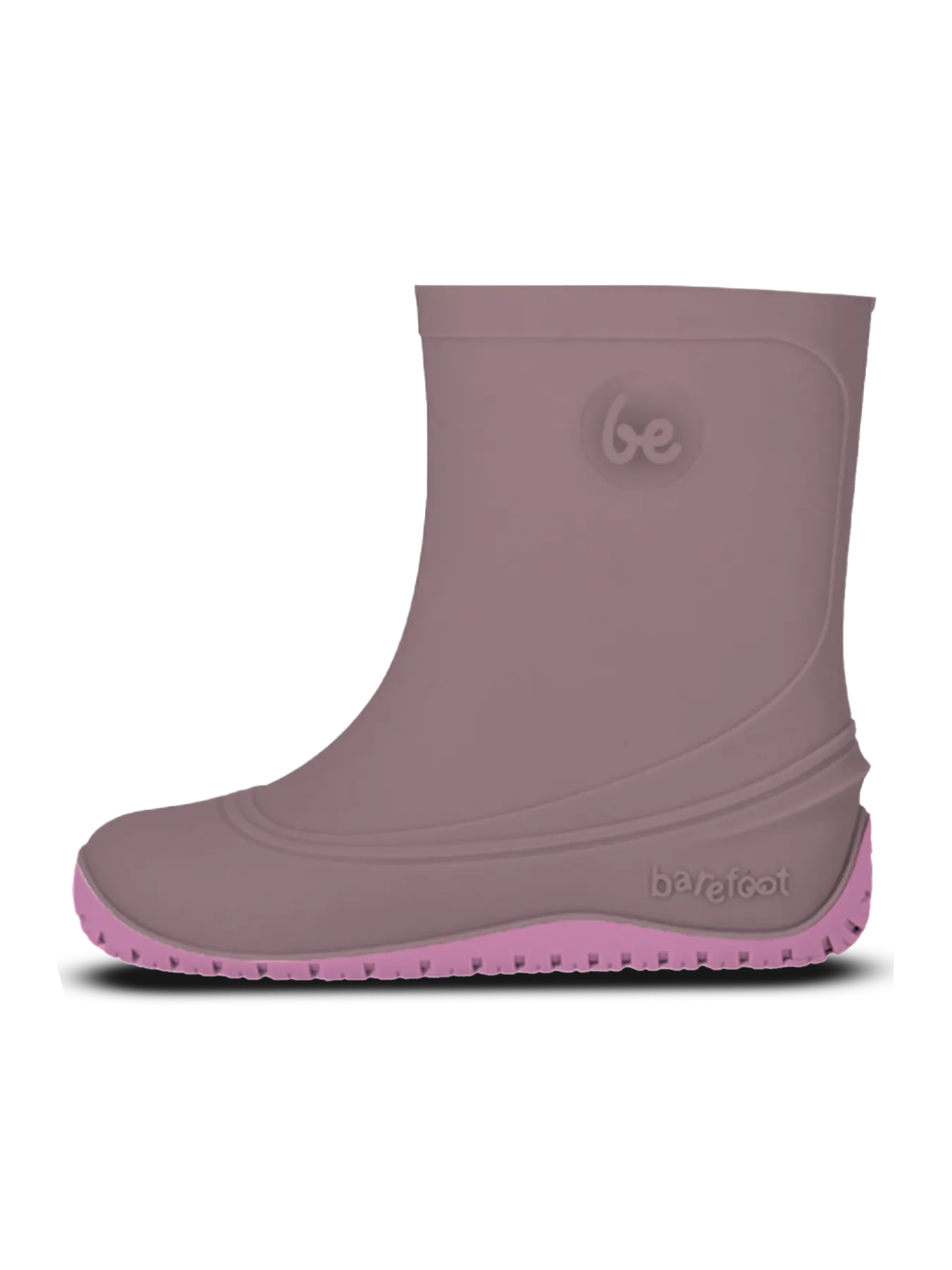 Dětské barefoot gumáky Be Lenka Pudds – růžové