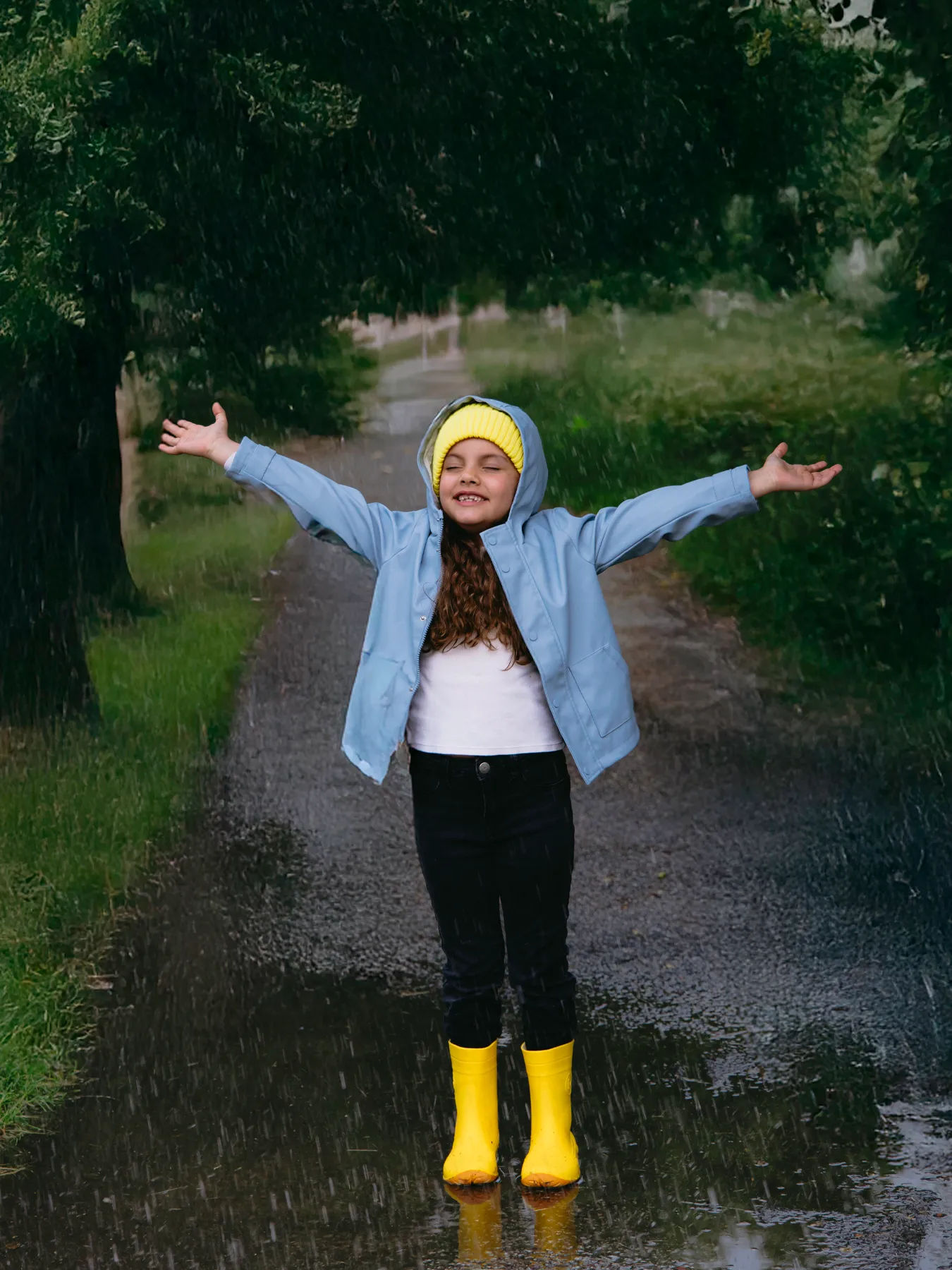 Dětské barefoot gumáky Be Lenka Pudds – žluté - Image 3