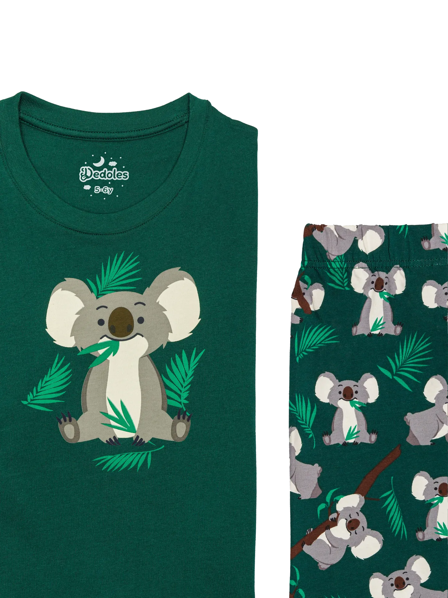 Veselé dětské pyžamo Koala a listy - Image 2