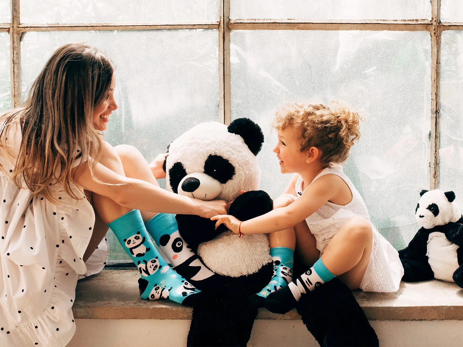 Veselé dětské ponožky Panda - Image 3