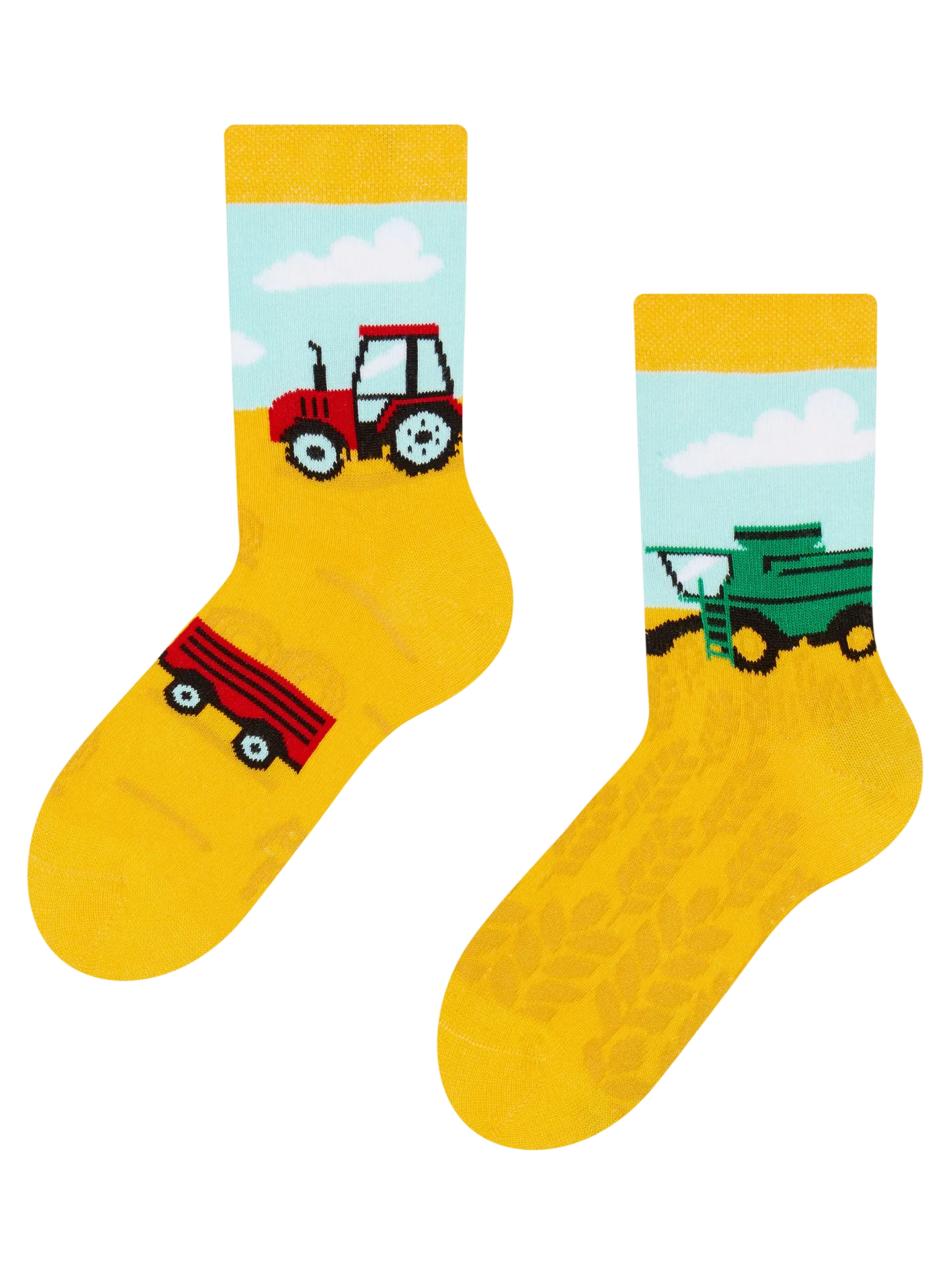 Veselé dětské ponožky Traktor