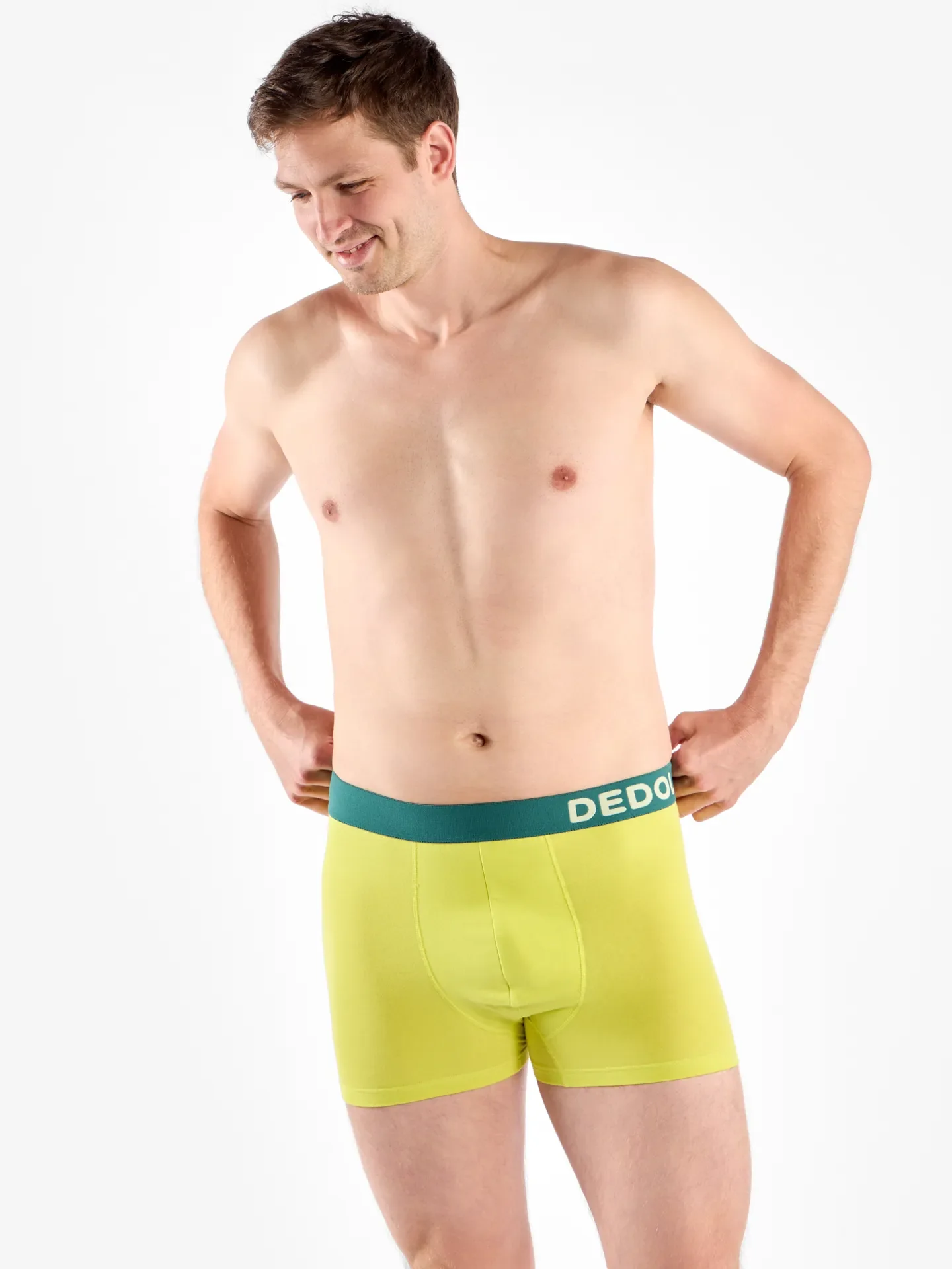 Světle limetkové pánské boxerky - Image 2