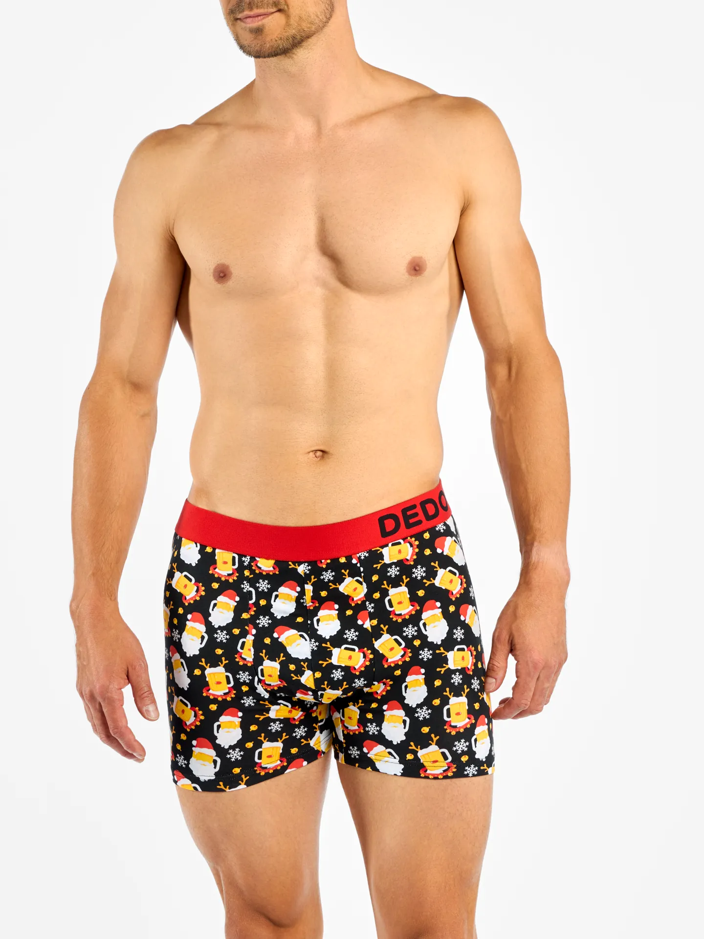 Veselé pánské boxerky Pivní Santa - Image 3