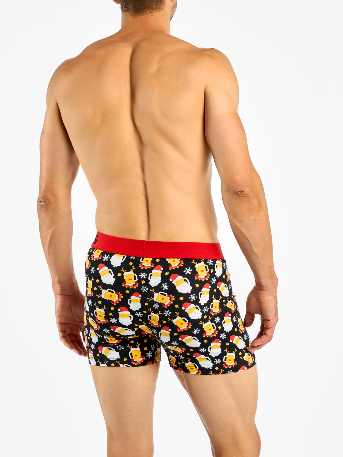 Veselé pánské boxerky Pivní Santa - Image 4