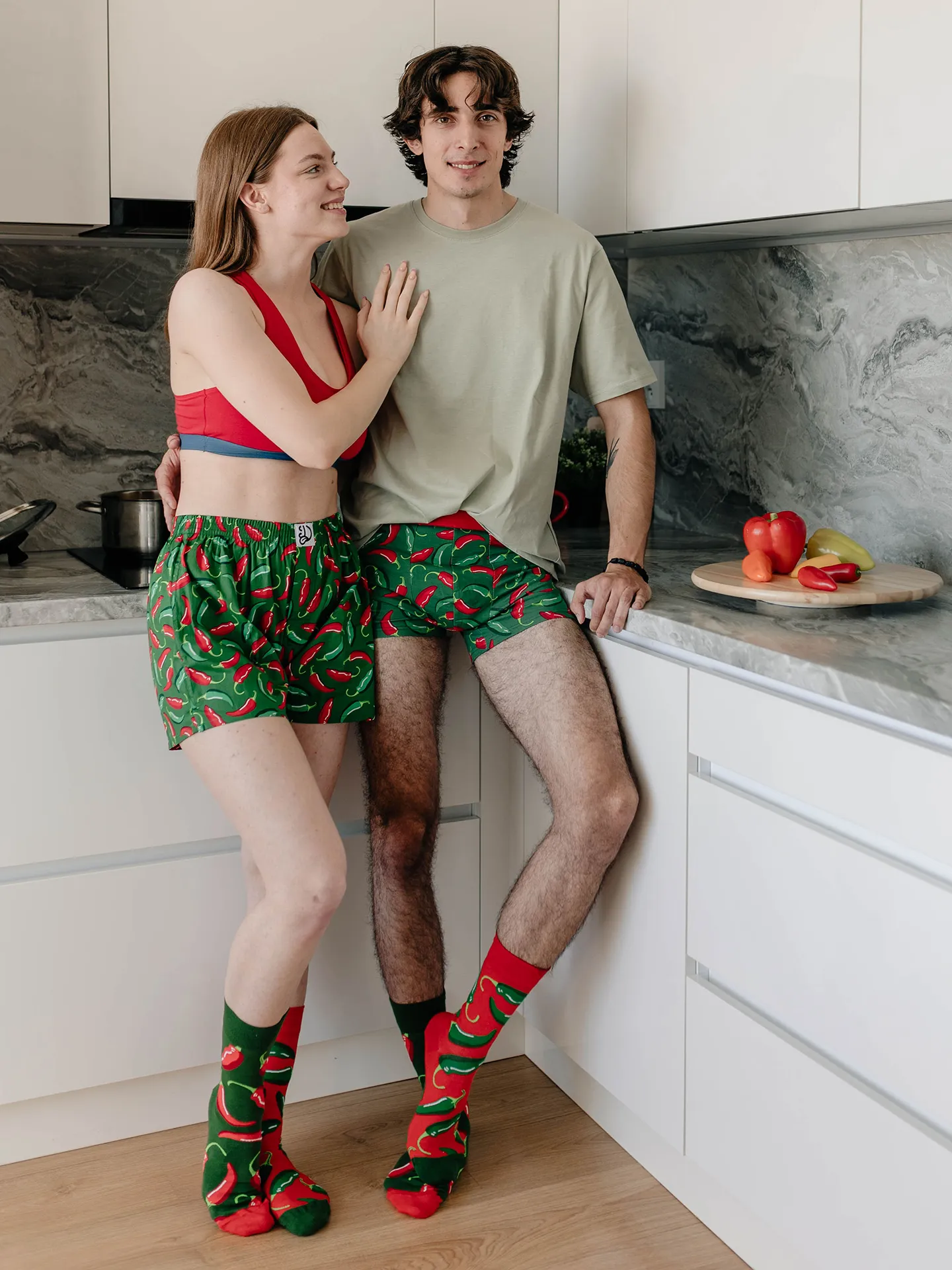 Veselé pánské boxerky Chilli papričky - Image 3
