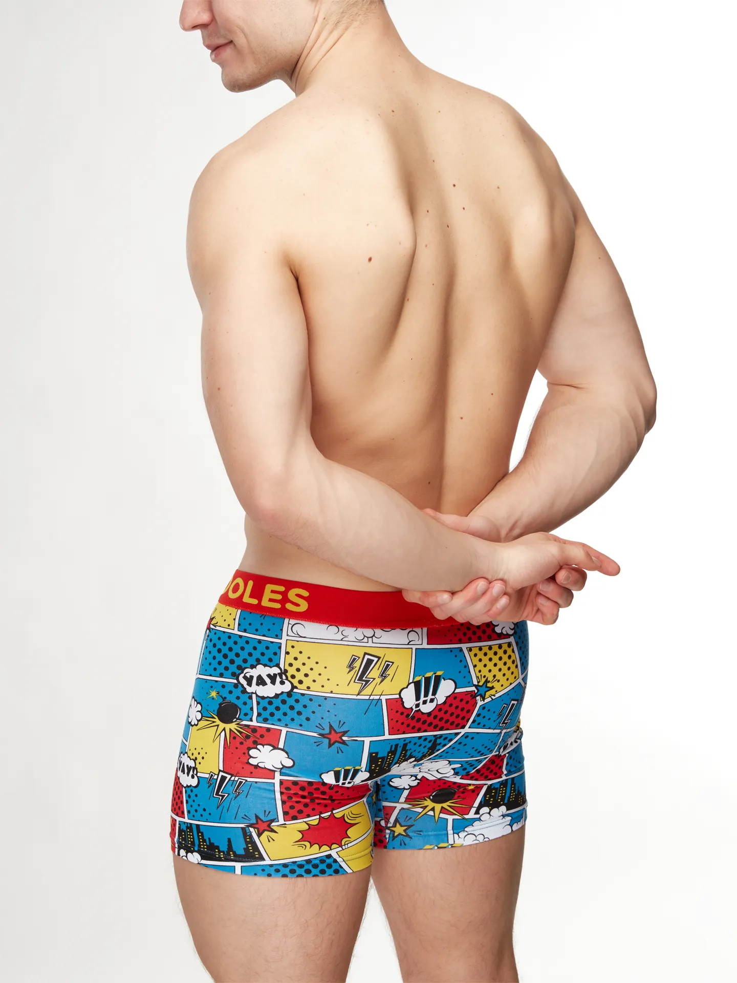 Veselé pánské boxerky Barevný komiks - Image 4