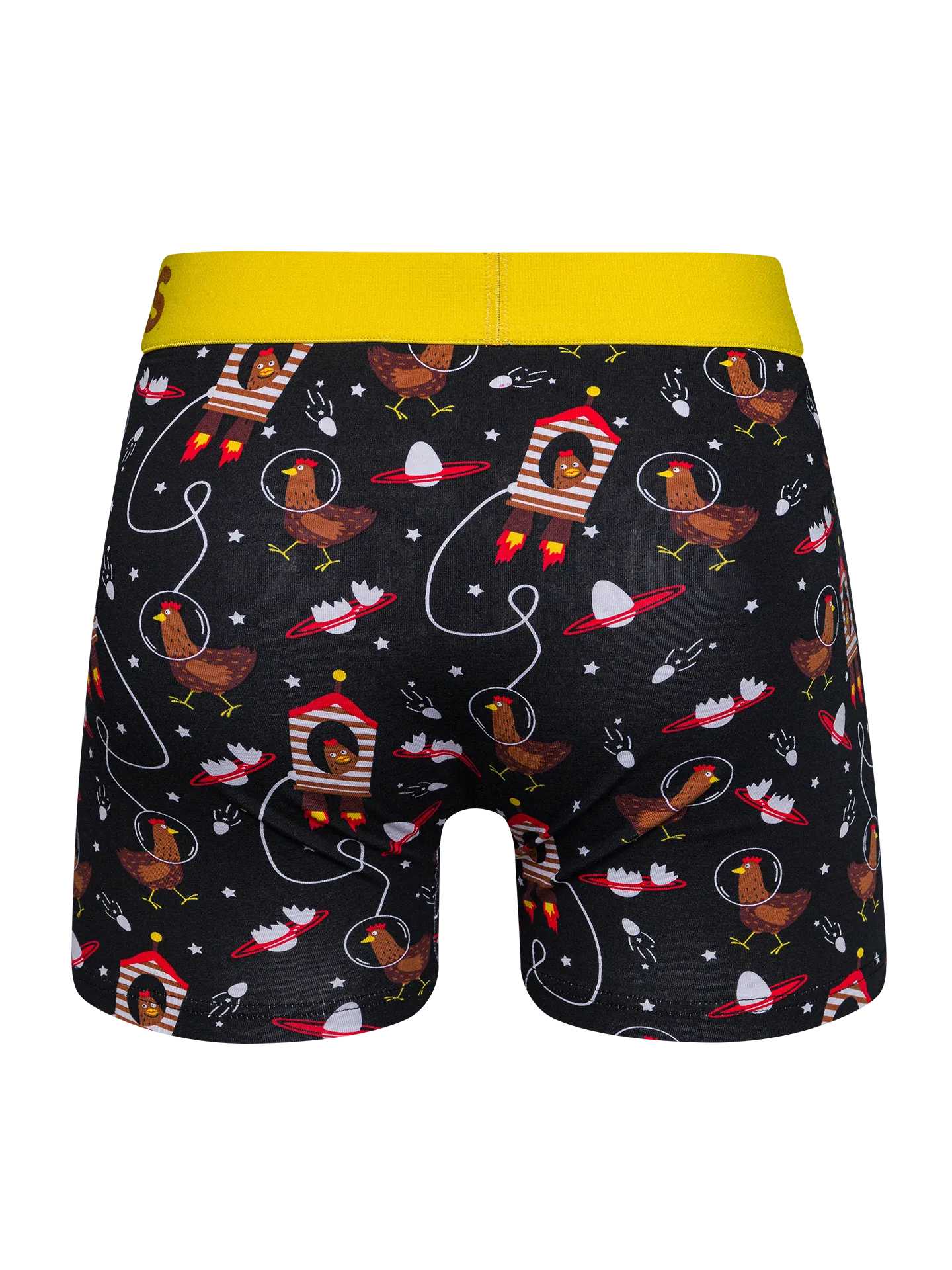 Veselé pánské boxerky Slepice kosmonautka - Image 2