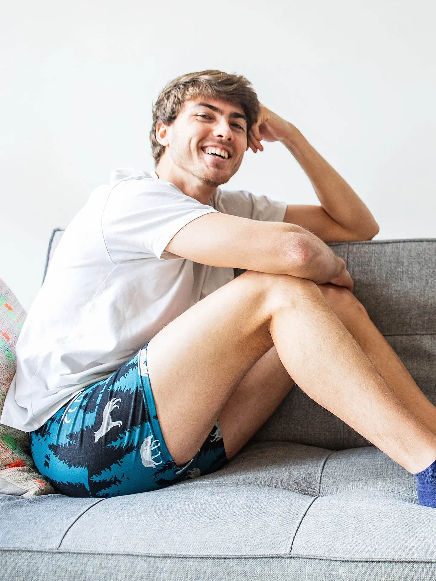 Veselé pánské boxerky Vlk za úplňku - Image 7