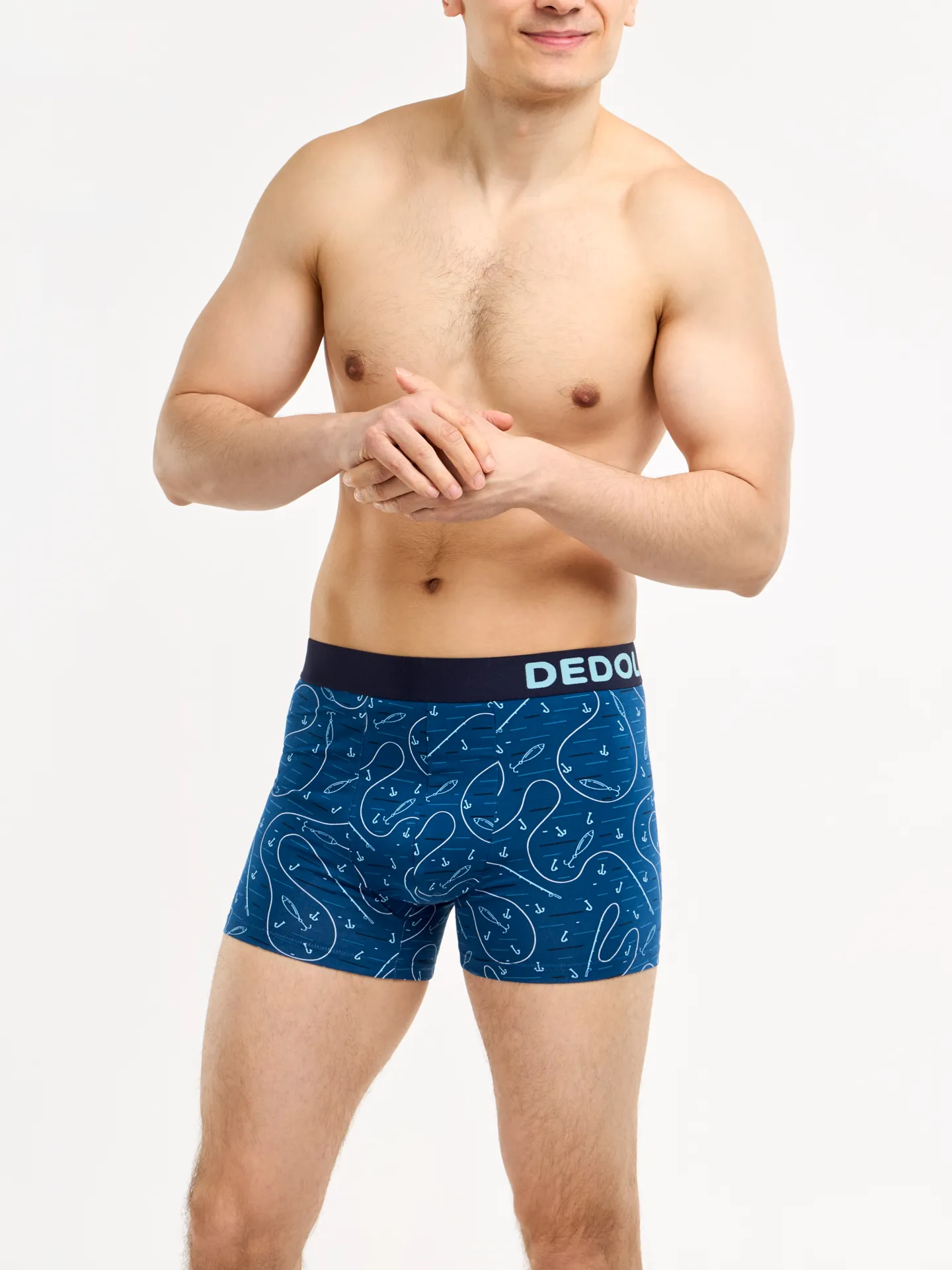 Veselé pánské boxerky Noční rybář - Image 4