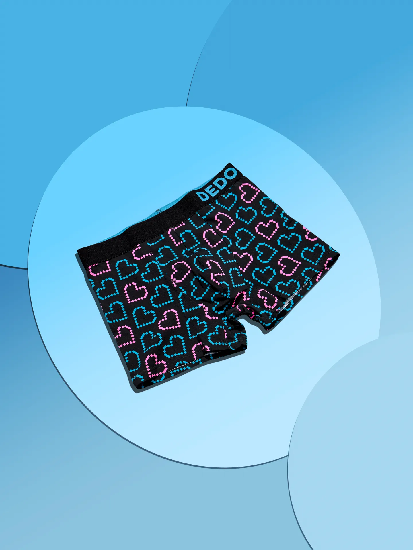 Veselé pánské boxerky Pixelová srdce - Image 5