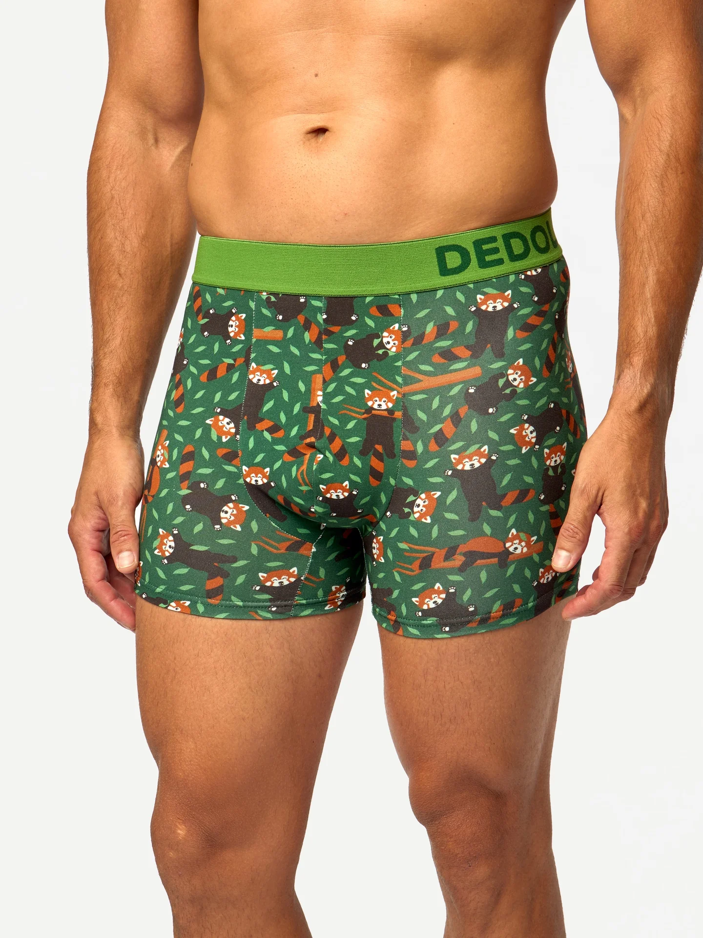 Veselé pánské boxerky Panda červená - Image 2