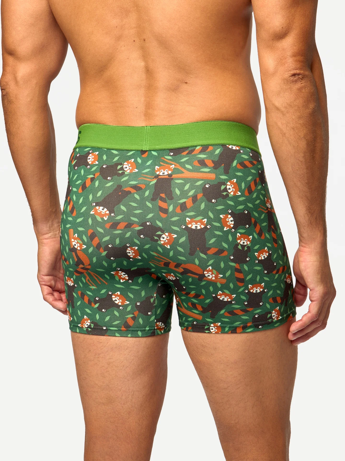 Veselé pánské boxerky Panda červená - Image 4
