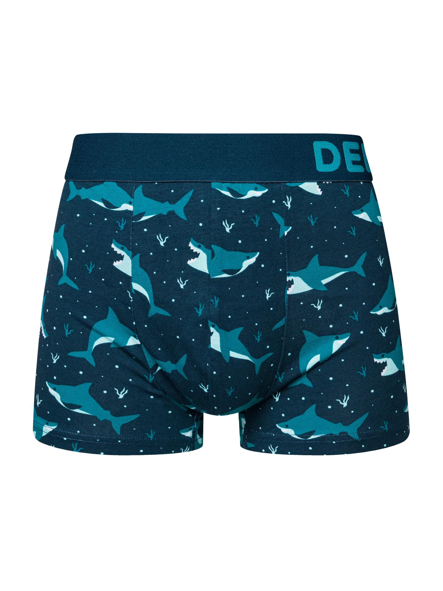 Zkrácené pánské boxerky Modrý žralok