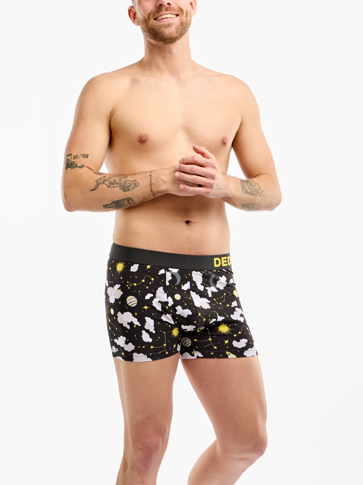 Veselé pánské boxerky Hvězdná noční obloha - Image 3