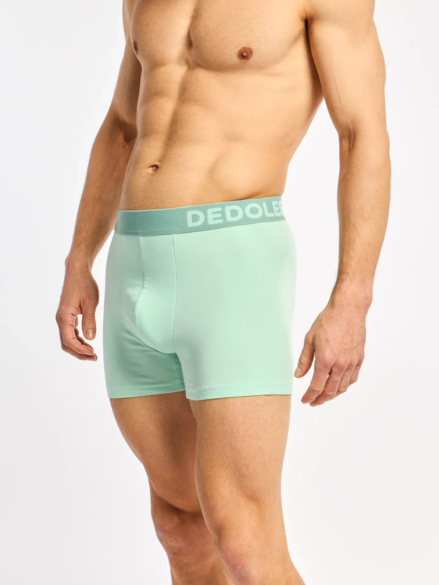 Mentolovo-zelené pánské boxerky - Image 4