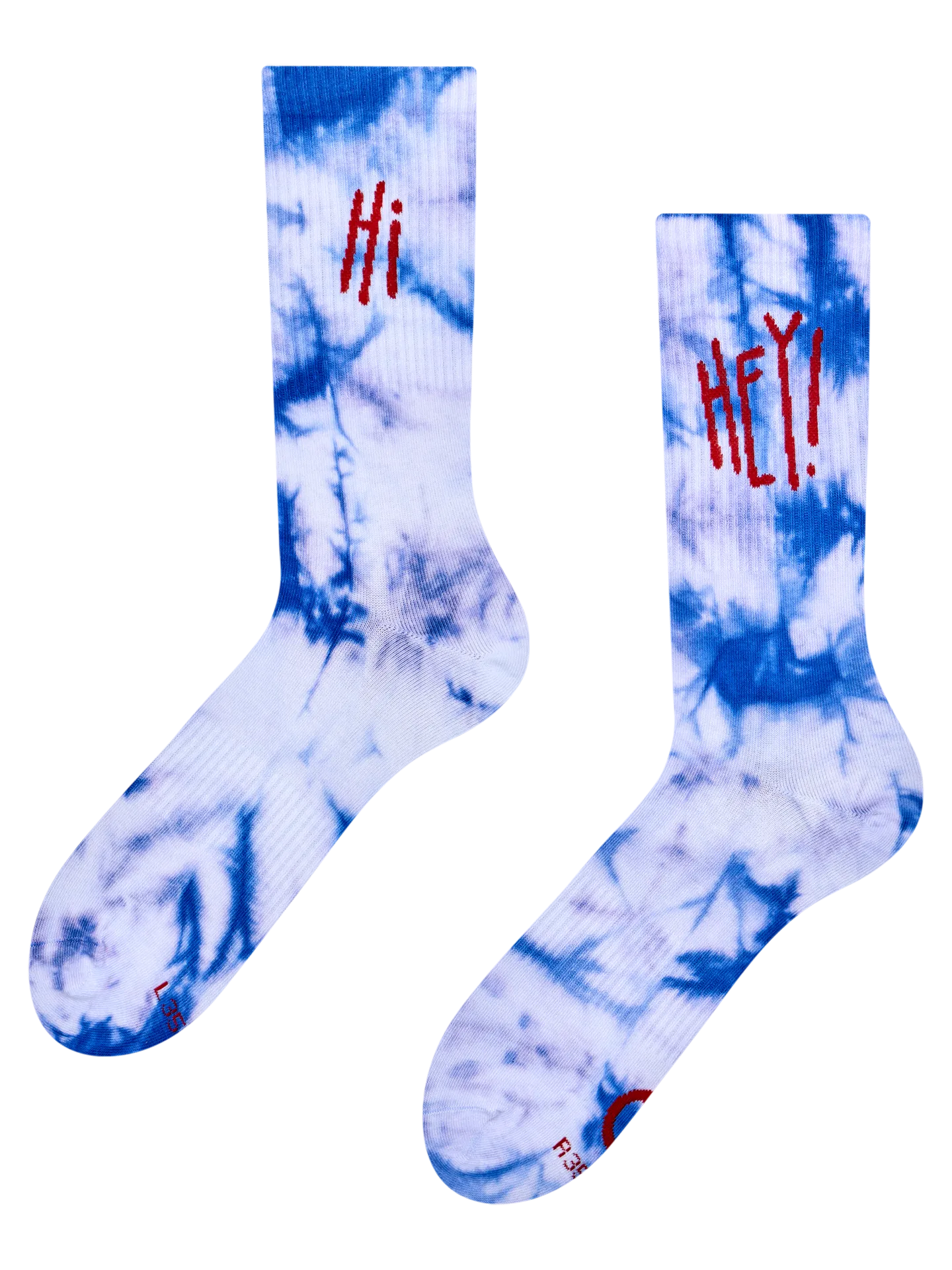 Ponožky z žebrovaného úpletu Ahoj, čau!