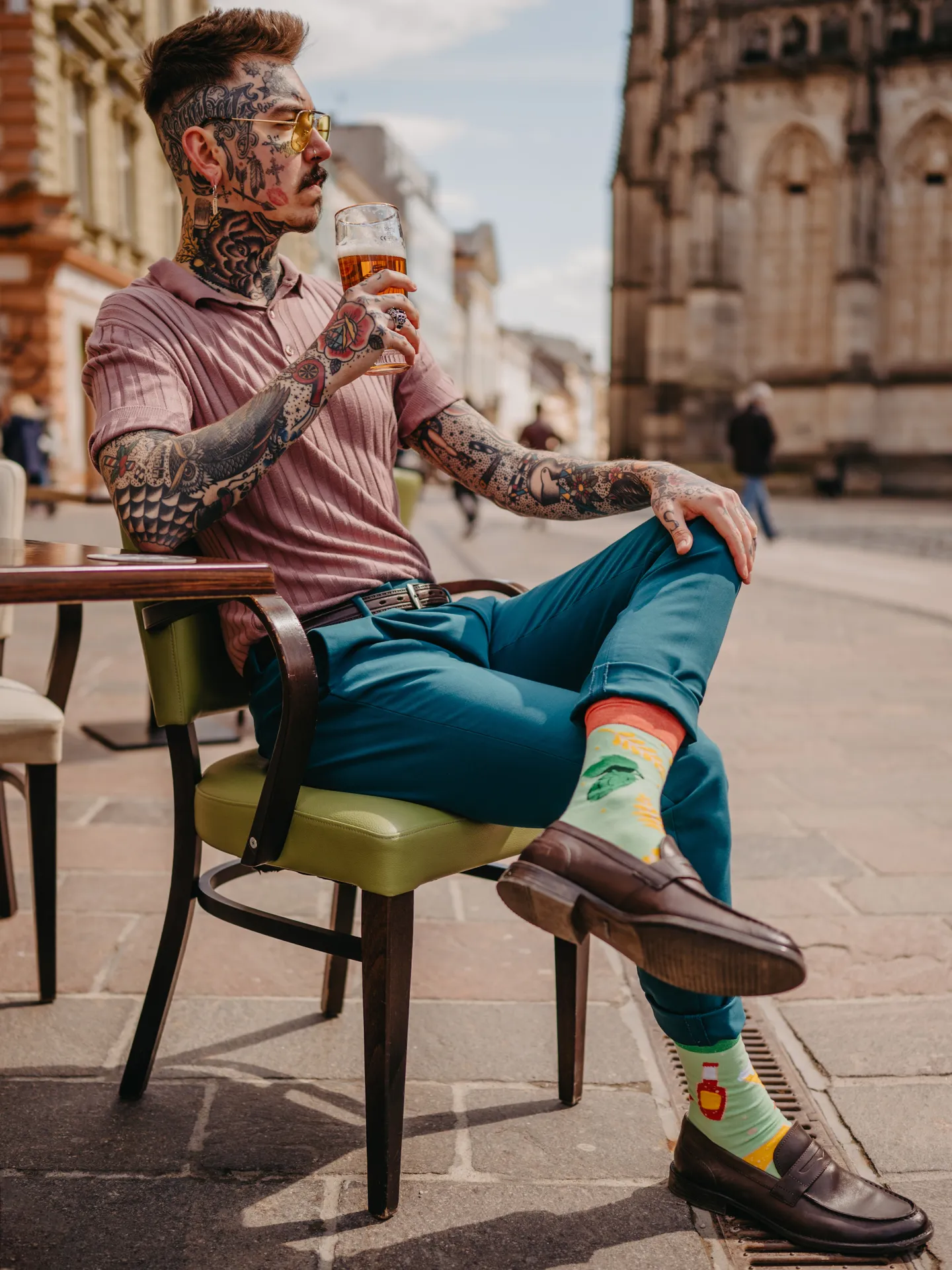 Veselé ponožky Pivo a chmel - Image 4