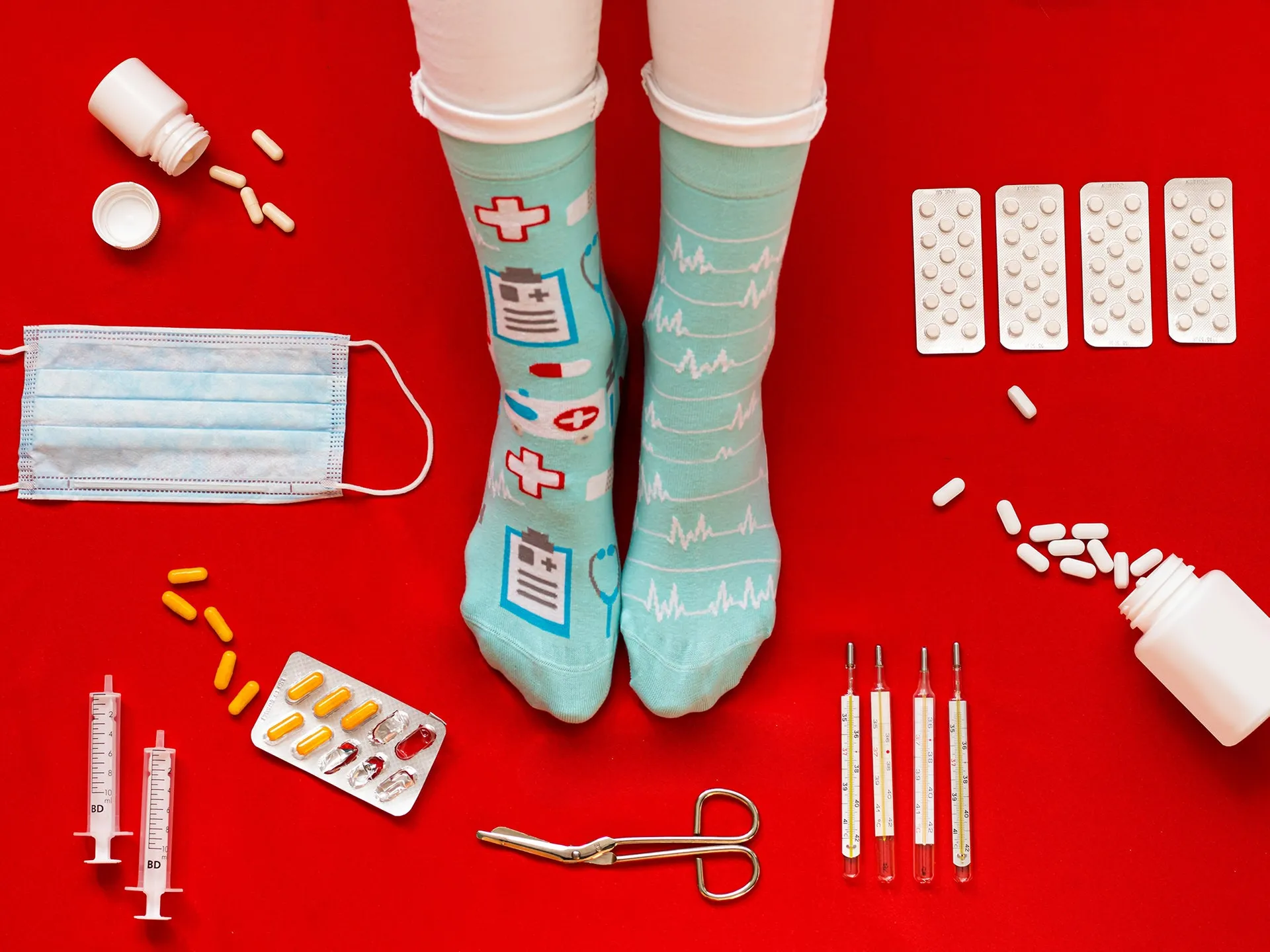 Veselé ponožky Medicína - Image 4