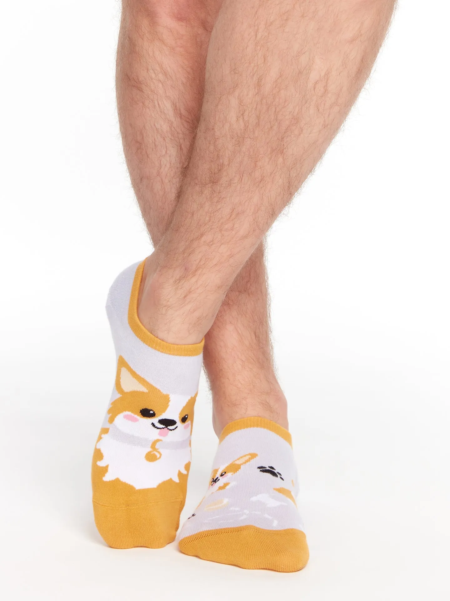 Veselé ponožky do tenisek Pes Corgi - Image 2