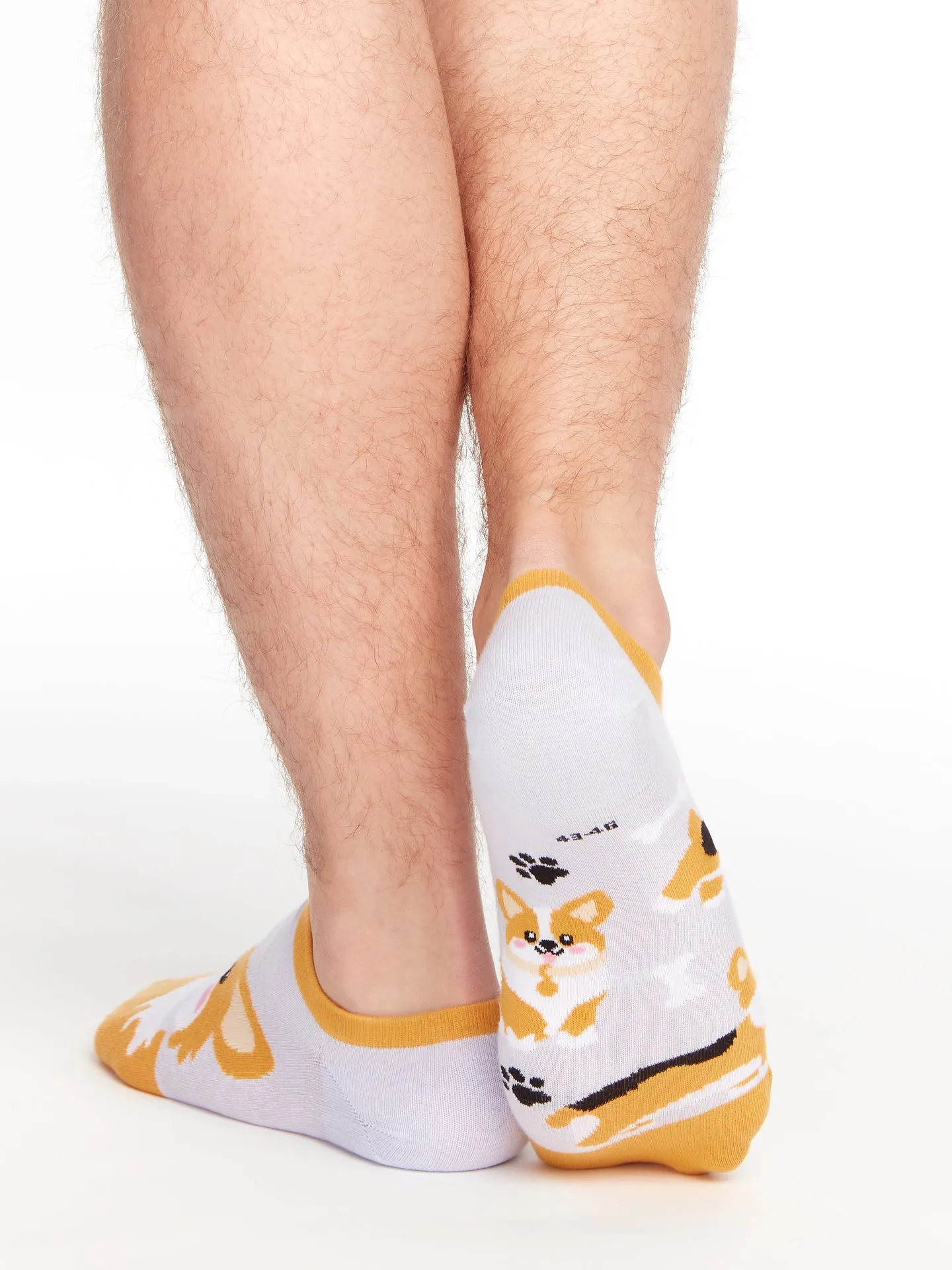 Veselé ponožky do tenisek Pes Corgi - Image 3