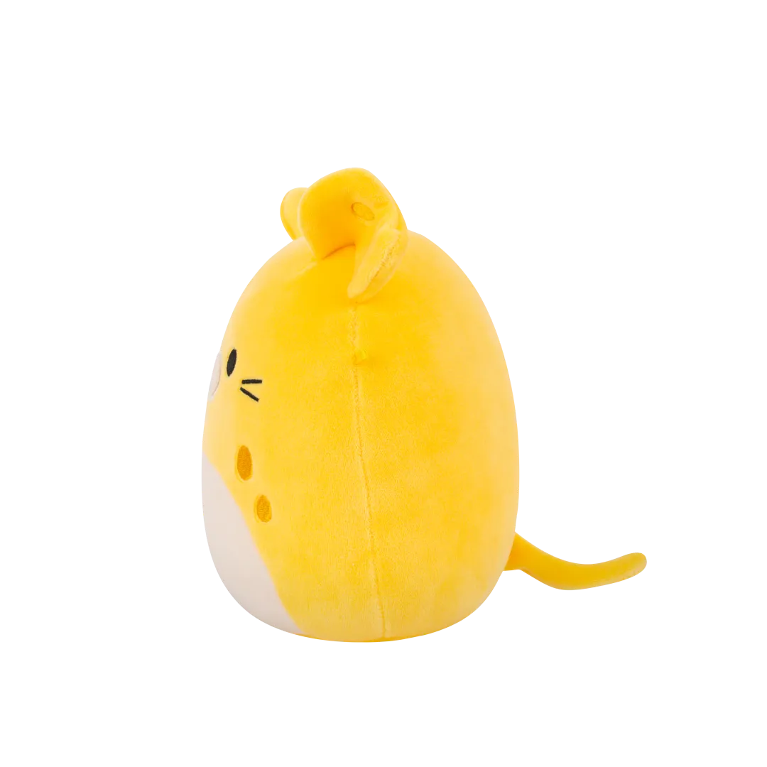 SQUISHMALLOWS Žlutá sýrová myška – Amelia, 35 cm - Image 3