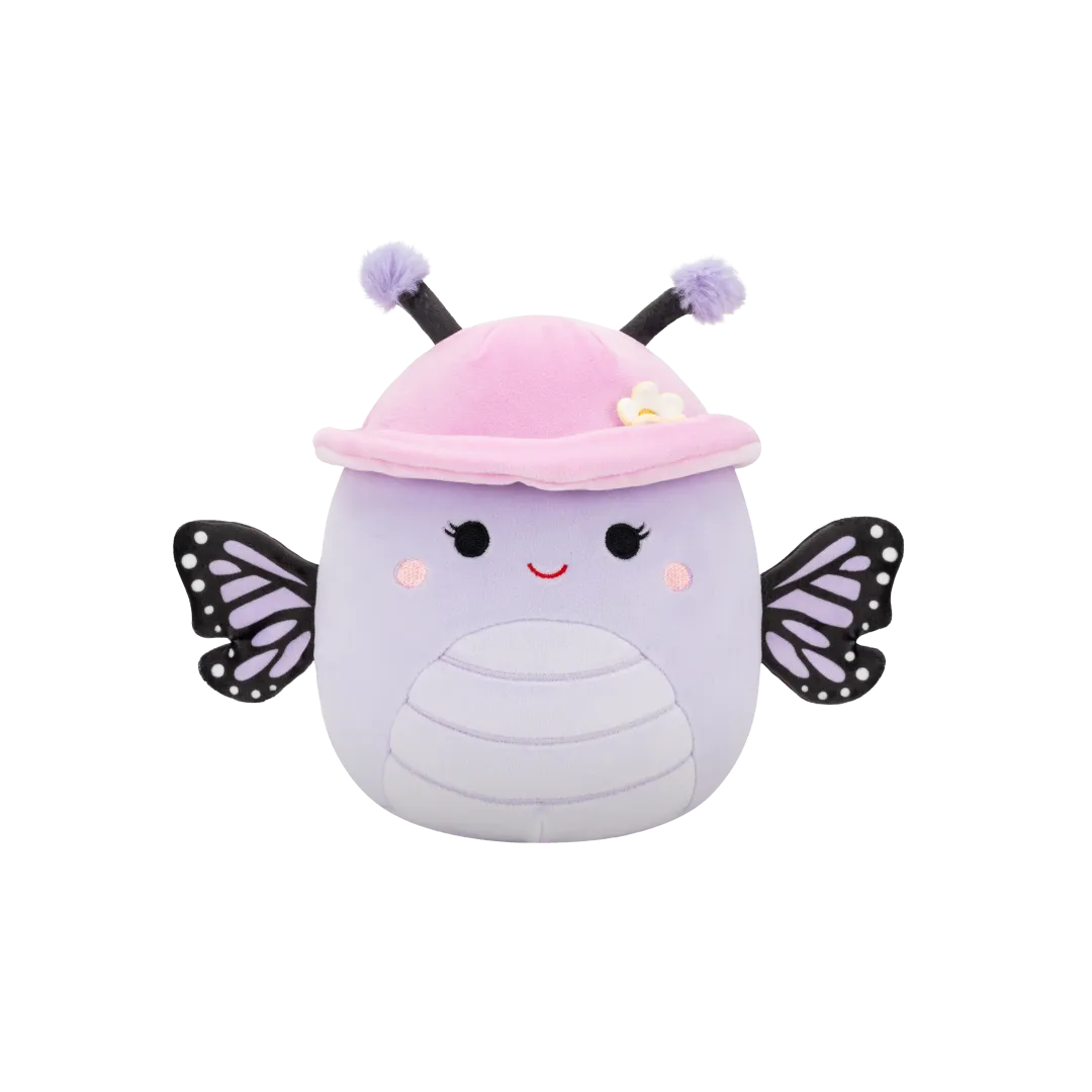 SQUISHMALLOWS Bibiana levandulový motýl, 20 cm