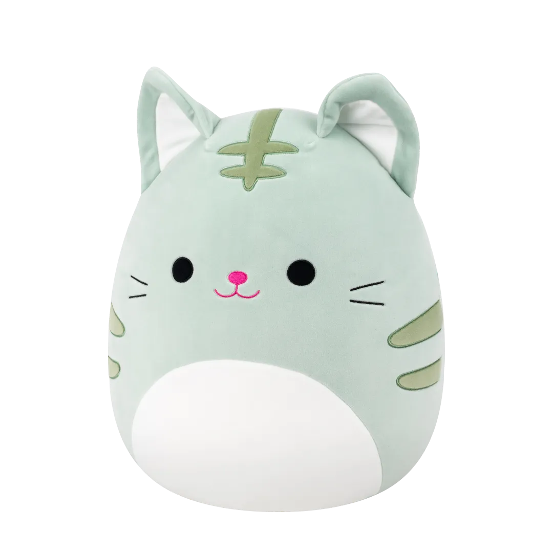 SQUISHMALLOWS Mourovatý kocour – Chase, 35 cm - Image 4