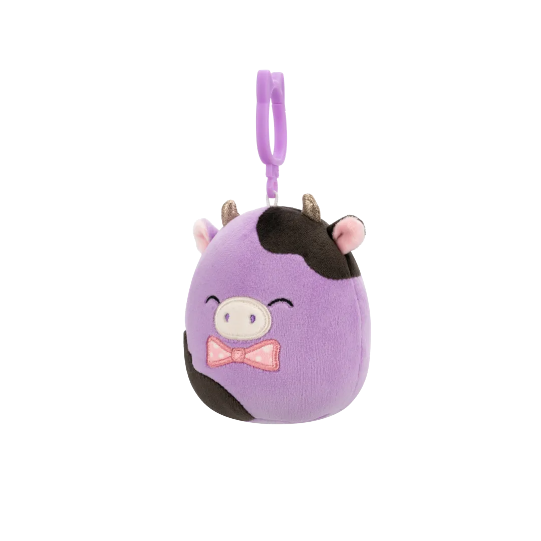 SQUISHMALLOWS klíčenka – Kravička Alexie, 9 cm - Image 4