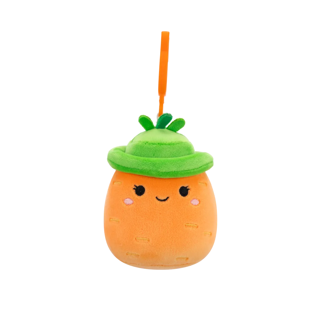SQUISHMALLOWS klíčenka – Mrkev Caroleena, 9 cm