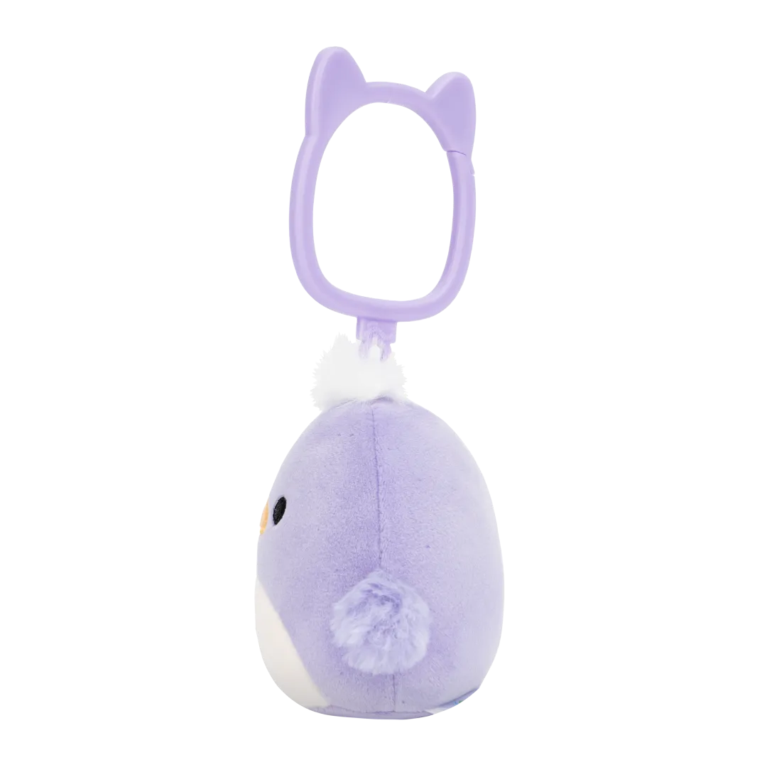 SQUISHMALLOWS klíčenka – Fialový kačer Daquarius, 9 cm - Image 3
