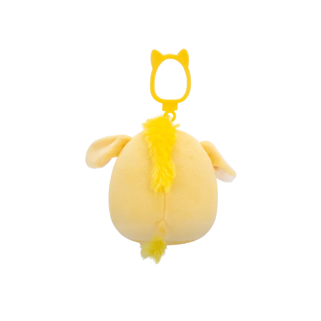 SQUISHMALLOWS klíčenka – Žlutý osel Gavyn, 9 cm - Image 3