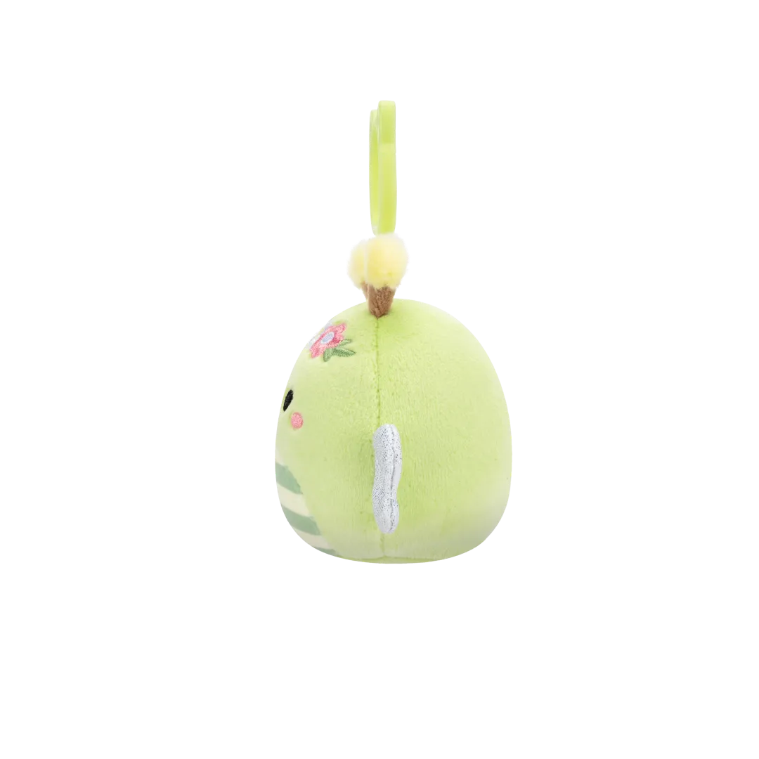 SQUISHMALLOWS klíčenka – Zelený čmelák Sibyl, 9 cm - Image 3