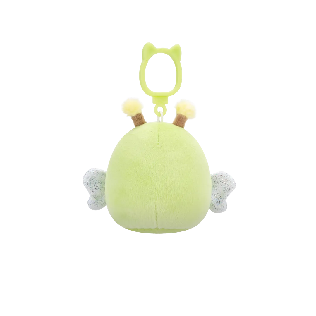 SQUISHMALLOWS klíčenka – Zelený čmelák Sibyl, 9 cm - Image 4
