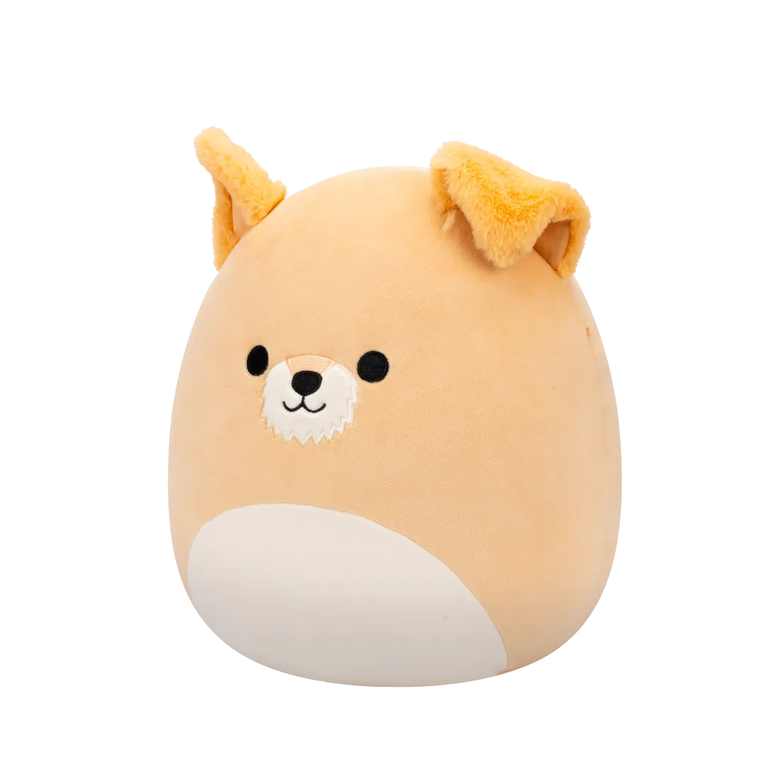 SQUISHMALLOWS Cooper béžový pes s bílým bříškem, 30 cm - Image 4