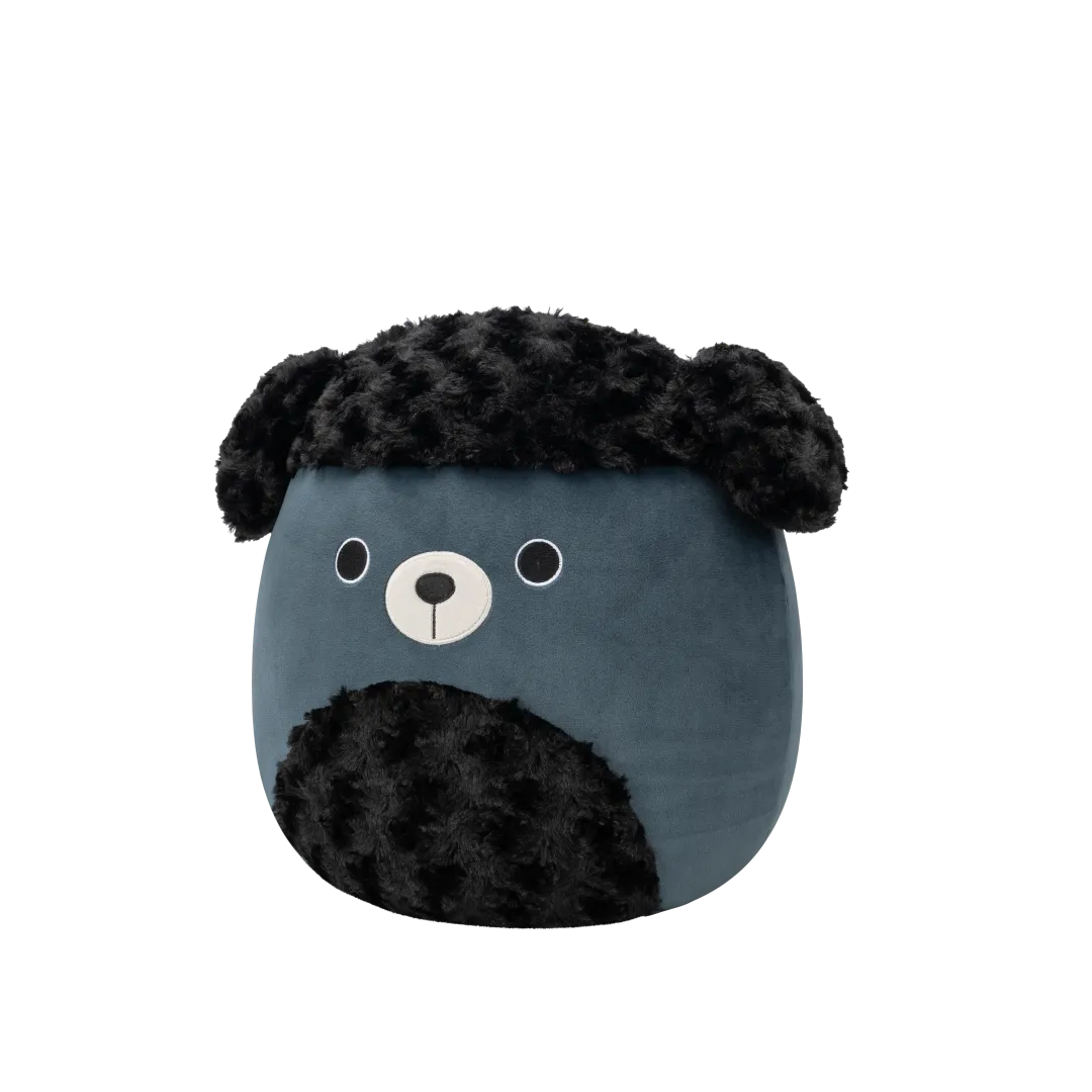 SQUISHMALLOWS Jettward černý chlupatý pudl, 30 cm - Image 2