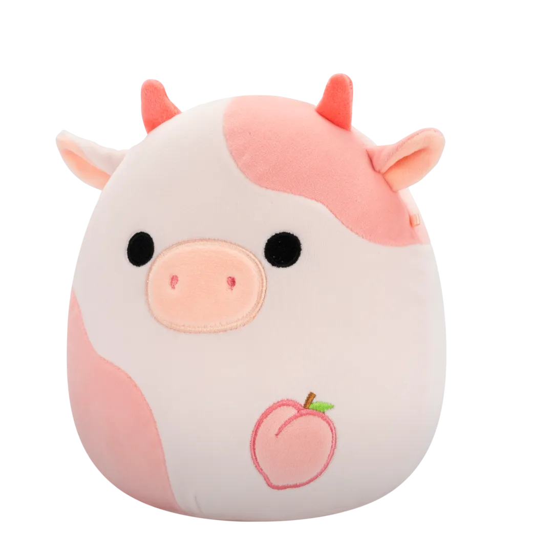SQUISHMALLOWS Broskvová kravička Lilaz, 20 cm - Image 4