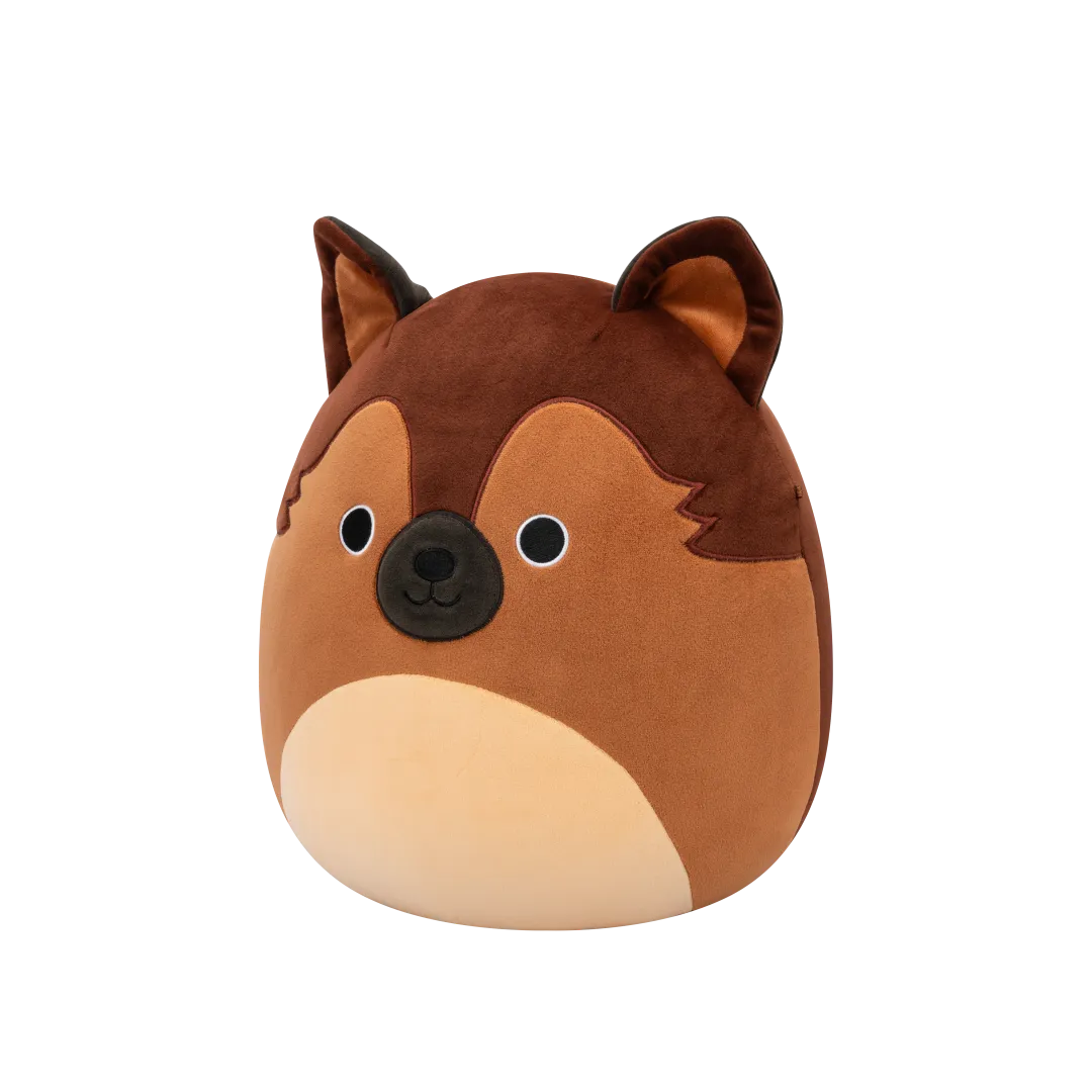 SQUISHMALLOWS Mario hnědý německý ovčák, 30 cm - Image 4
