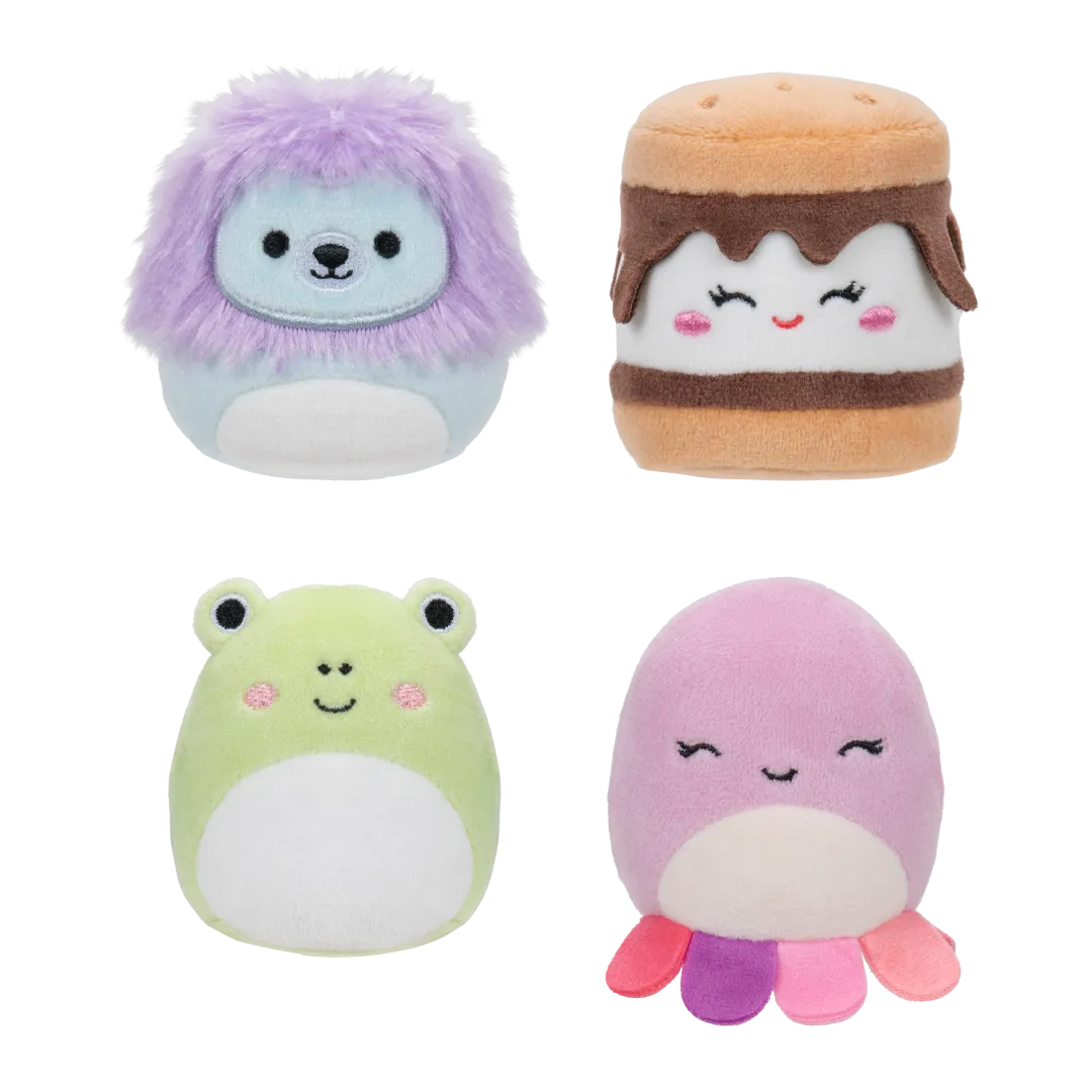 SQUISHMALLOWS Micromallows 4Pack – žába, chobotnice, lev, s'more - Image 4
