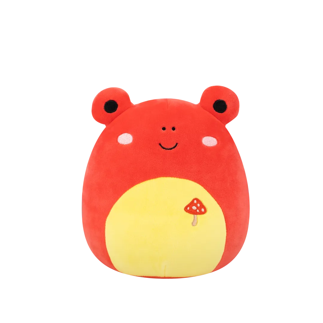 SQUISHMALLOWS Červená pralesnička – Obu, 20 cm