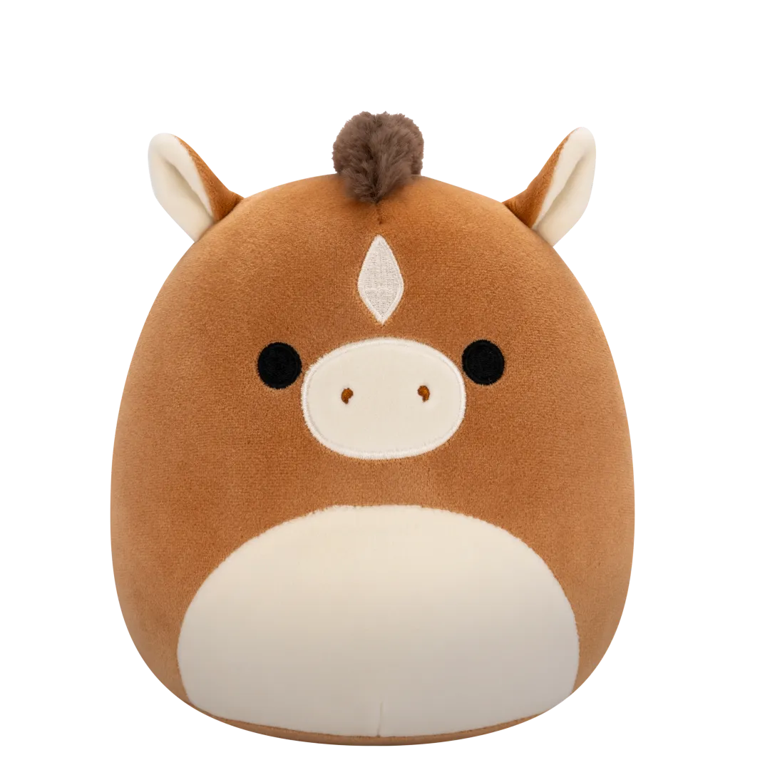 SQUISHMALLOWS Hnědý kůň Philip, 20 cm